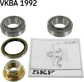 SKF VKBA 1992 - 0 autocars.com.ua