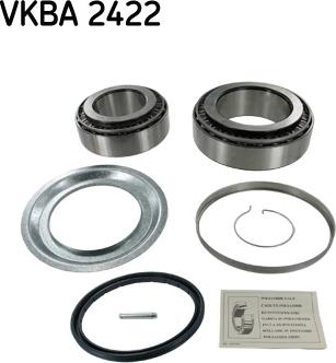 SKF VKBA 2422 - Комплект подшипника ступицы колеса avtokuzovplus.com.ua