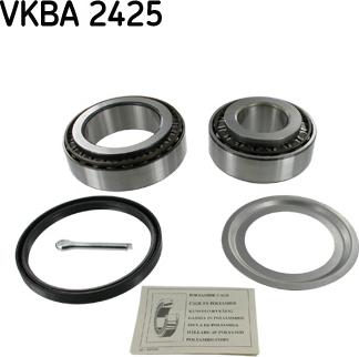 SKF VKBA 2425 - Комплект подшипника ступицы колеса autodnr.net