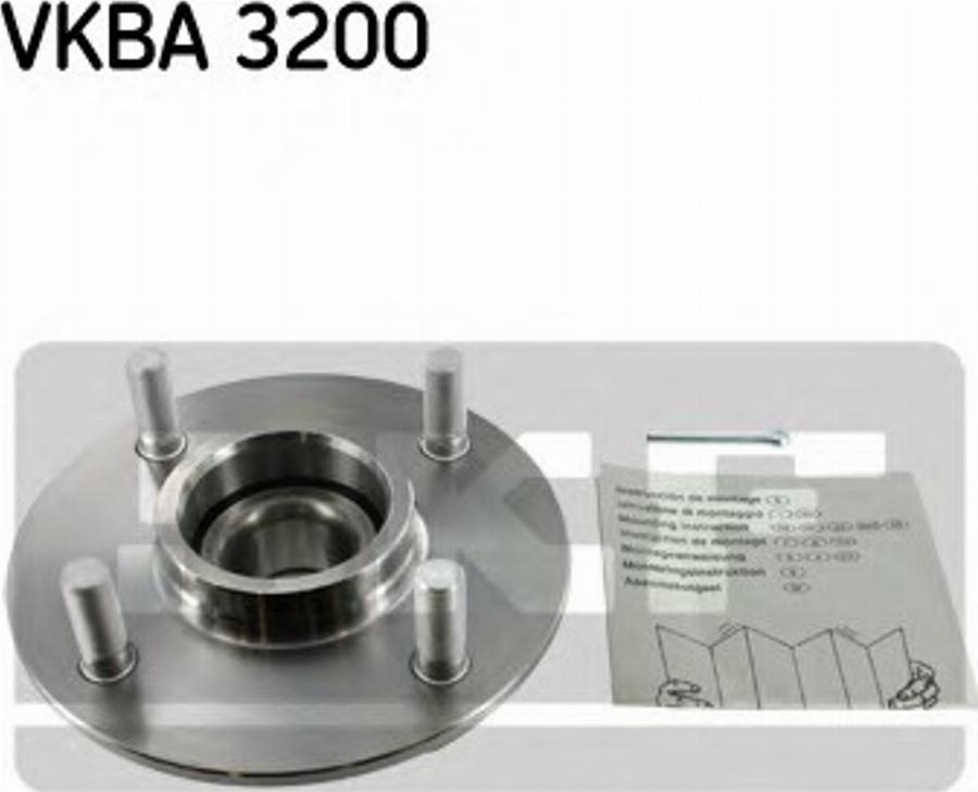 SKF VKBA3200 - Ступица колеса, поворотный кулак avtokuzovplus.com.ua