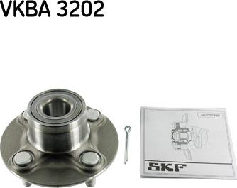 SKF VKBA 3202 - Комплект підшипника маточини колеса autocars.com.ua