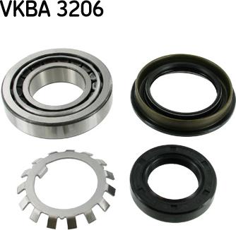 SKF VKBA 3206 - Комплект подшипника ступицы колеса autodnr.net
