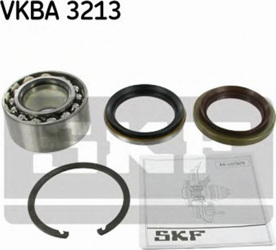 SKF VKBA 3213 - Комплект подшипника ступицы колеса avtokuzovplus.com.ua