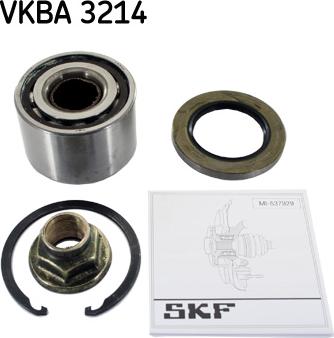 SKF VKBA 3214 - Комплект підшипника маточини колеса autocars.com.ua