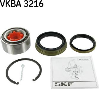 SKF VKBA 3216 - Комплект подшипника ступицы колеса avtokuzovplus.com.ua