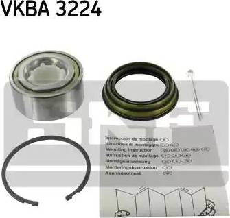 SKF VKBA 3224 - Комплект подшипника ступицы колеса avtokuzovplus.com.ua