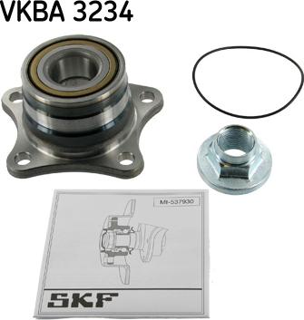 SKF VKBA 3234 - Комплект підшипника маточини колеса autocars.com.ua