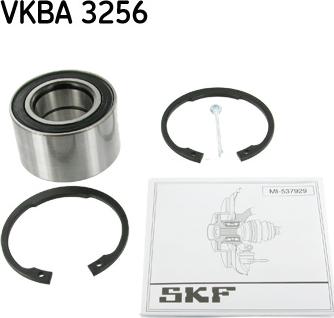 SKF VKBA 3256 - Комплект підшипника маточини колеса autocars.com.ua