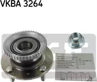 SKF VKBA 3264 - Маточина колеса autocars.com.ua