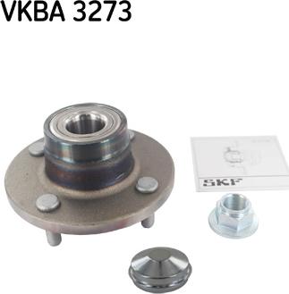 SKF VKBA 3273 - Комплект підшипника маточини колеса autocars.com.ua