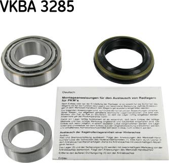SKF VKBA 3285 - Комплект підшипника маточини колеса autocars.com.ua