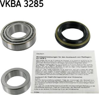 SKF VKBA 3285 - Комплект подшипника ступицы колеса avtokuzovplus.com.ua