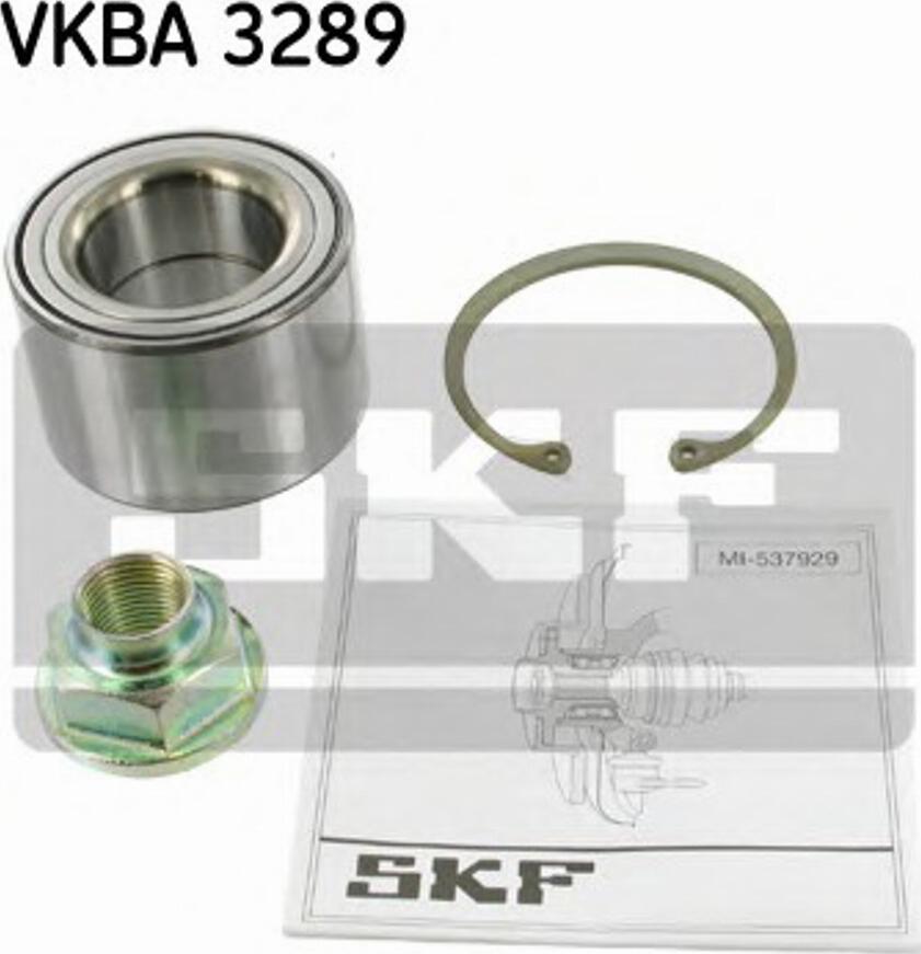 SKF VKBA3289 - Комплект подшипника ступицы колеса avtokuzovplus.com.ua