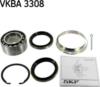 SKF VKBA 3308 - Комплект підшипника маточини колеса autocars.com.ua