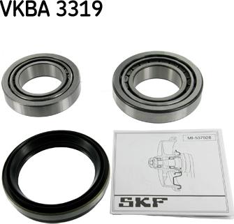 SKF VKBA 3319 - Комплект підшипника маточини колеса autocars.com.ua