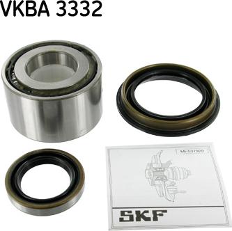 SKF VKBA 3332 - Комплект подшипника ступицы колеса avtokuzovplus.com.ua