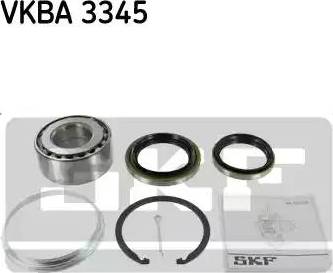 SKF VKBA 3345 - Комплект подшипника ступицы колеса avtokuzovplus.com.ua