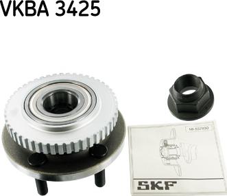 SKF VKBA 3425 - Комплект підшипника маточини колеса autocars.com.ua