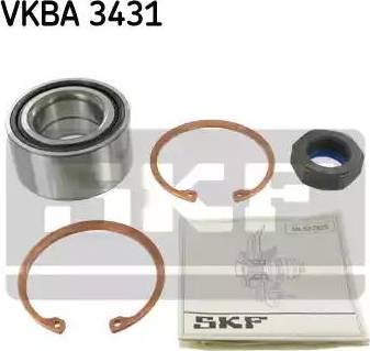 SKF VKBA 3431 - Комплект подшипника ступицы колеса avtokuzovplus.com.ua