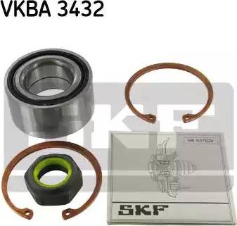 SKF VKBA 3432 - Комплект подшипника ступицы колеса avtokuzovplus.com.ua