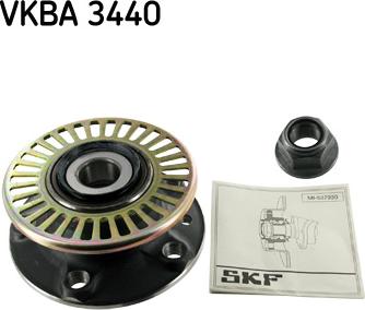 SKF VKBA 3440 - Комплект підшипника маточини колеса autocars.com.ua