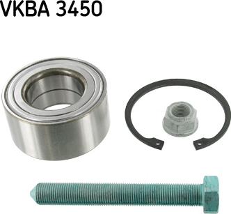 SKF VKBA 3450 - Комплект подшипника ступицы колеса avtokuzovplus.com.ua