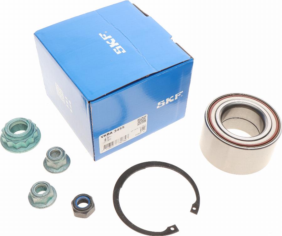 SKF VKBA 3455 - Комплект подшипника ступицы колеса autodnr.net