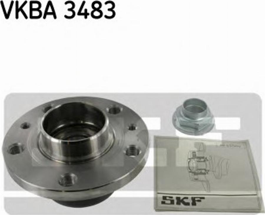 SKF VKBA 3483 - Маточина колеса autocars.com.ua