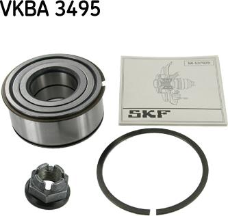 SKF VKBA 3495 - Комплект підшипника маточини колеса autocars.com.ua