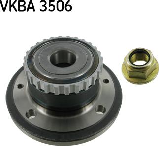 SKF VKBA 3506 - Комплект підшипника маточини колеса autocars.com.ua