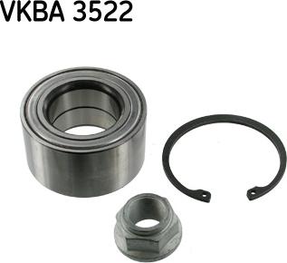 SKF VKBA 3522 - Комплект підшипника маточини колеса autocars.com.ua