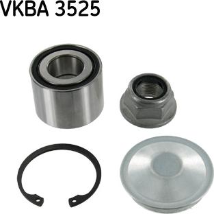 SKF VKBA 3525 - Комплект подшипника ступицы колеса autodnr.net