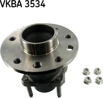 SKF VKBA 3534 - Ступица колеса, поворотный кулак autodnr.net