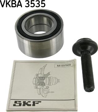 SKF VKBA 3535 - Комплект подшипника ступицы колеса avtokuzovplus.com.ua