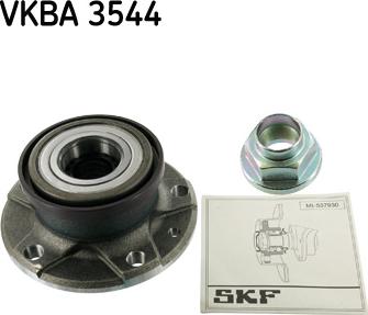 SKF VKBA 3544 - Комплект підшипника маточини колеса autocars.com.ua