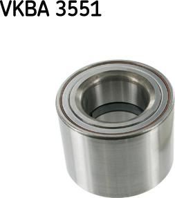 SKF VKBA 3551 - Комплект подшипника ступицы колеса autodnr.net
