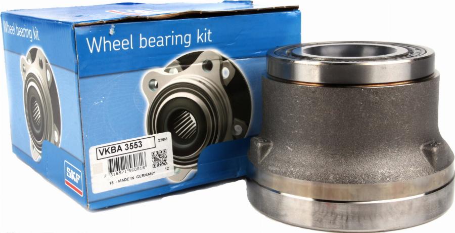 SKF VKBA 3553 - Комплект підшипника маточини колеса autocars.com.ua