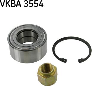 SKF VKBA 3554 - Комплект подшипника ступицы колеса avtokuzovplus.com.ua