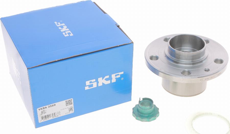 SKF VKBA 3569 - Комплект підшипника маточини колеса autocars.com.ua