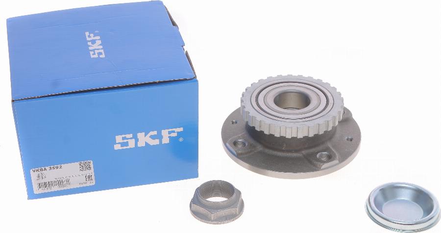 SKF VKBA 3592 - Комплект підшипника маточини колеса autocars.com.ua