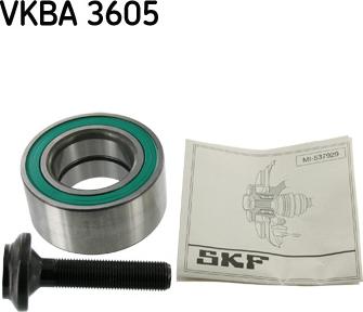SKF VKBA 3605 - Комплект подшипника ступицы колеса autodnr.net