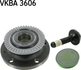 SKF VKBA 3606 - Комплект подшипника ступицы колеса autodnr.net