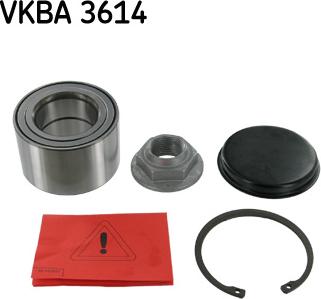 SKF VKBA 3614 - Комплект підшипника маточини колеса autocars.com.ua