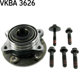 SKF VKBA 3626 - Комплект підшипника маточини колеса autocars.com.ua