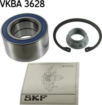 SKF VKBA 3628 - Комплект підшипника маточини колеса autocars.com.ua