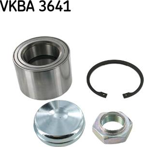 SKF VKBA 3641 - Комплект подшипника ступицы колеса autodnr.net