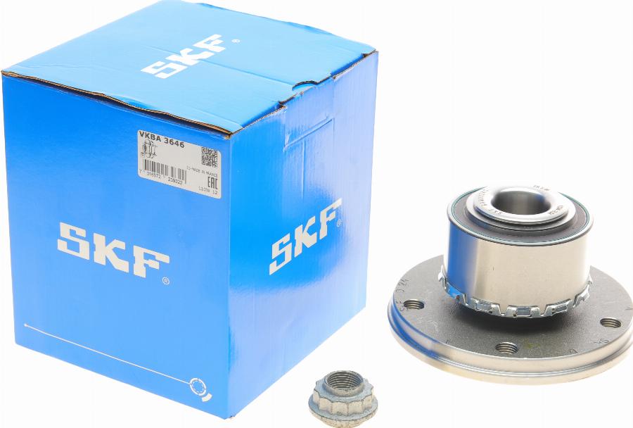 SKF VKBA 3646 - Комплект підшипника маточини колеса autocars.com.ua