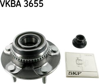 SKF VKBA 3655 - Комплект підшипника маточини колеса autocars.com.ua