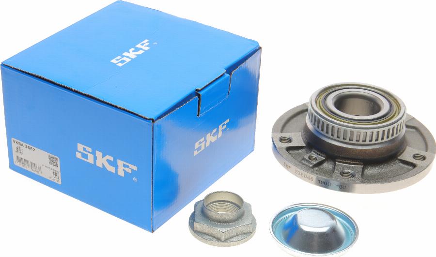 SKF VKBA 3667 - Комплект підшипника маточини колеса autocars.com.ua