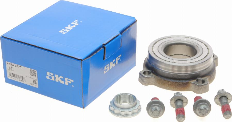 SKF VKBA 3675 - Комплект подшипника ступицы колеса avtokuzovplus.com.ua